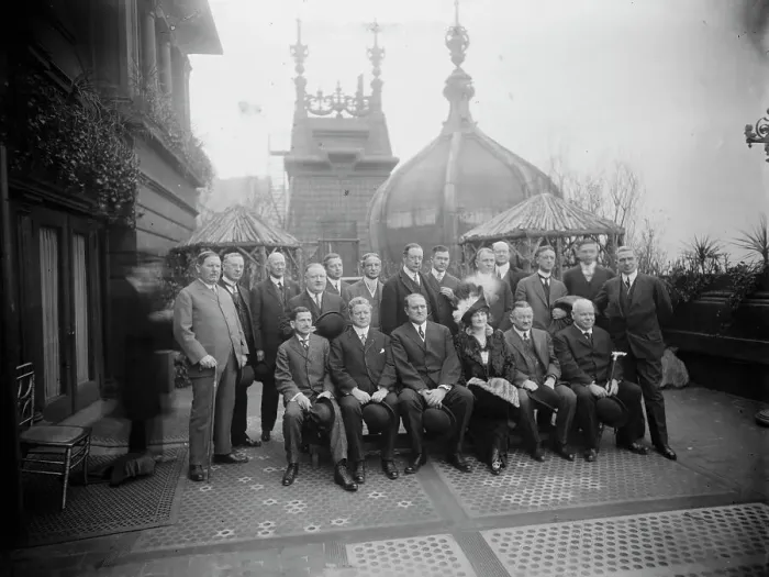 Framed Print : National League magnates (baseball), 1913. Creators: Bain News Service, George Graham Bain
