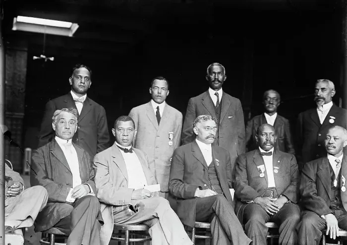 Framed Print : National Negro Business League Executive Committee, approx. 1910. Creator: Bain News Service Framed Print : National Negro Business League Executive Committee, approx. 1910. Creator: Bain News Service