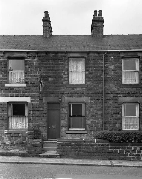 National Provincial Bank in a terraced house, Bolton upon Dearne, South Yorkshire, 1963