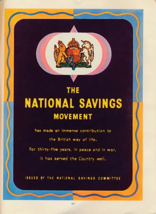 Framed Print : The National Savings Movement, 1951 Framed Print : The National Savings Movement, 1951