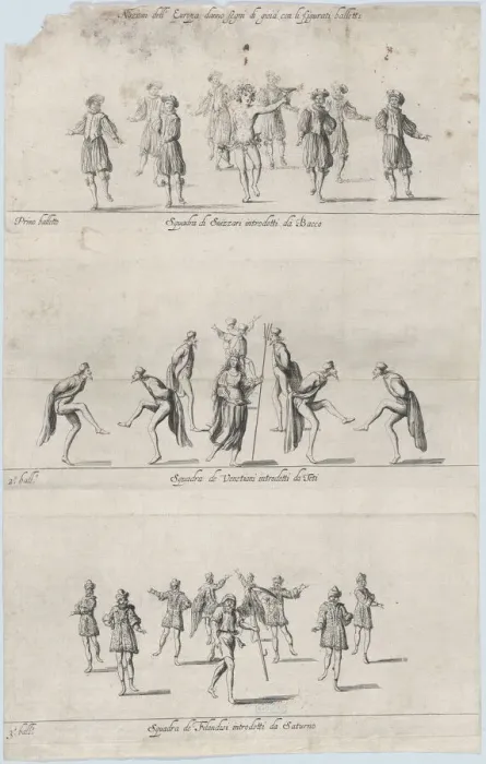 Framed Print : Nations of Europe ballets, 17th century. 17th century. Creator: Anon Framed Print : Nations of Europe ballets, 17th century. 17th century. Creator: Anon
