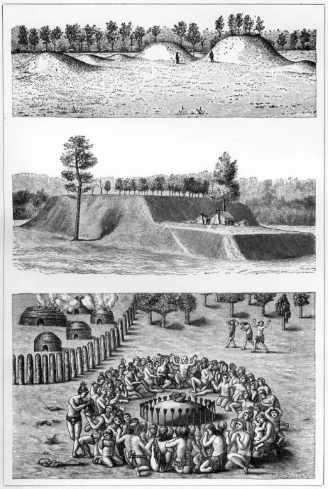 Framed Print : Native American archaeological sites, USA, 1901 Framed Print : Native American archaeological sites, USA, 1901