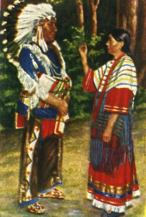 Framed Print : Native American couple, c1928. Creator: Unknown Framed Print : Native American couple, c1928. Creator: Unknown