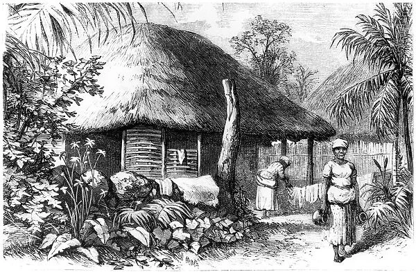 Native habitation, Santo Domingo, 1873