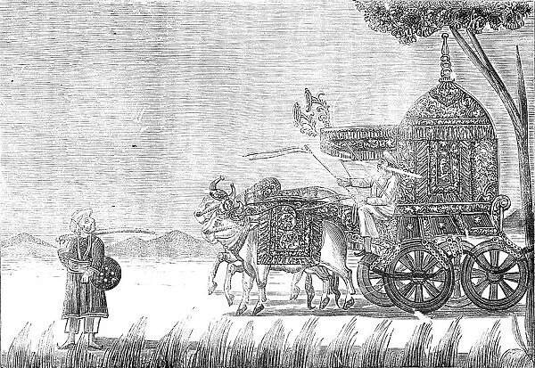 Native King's Carriage, 1857. Creator: Unknown