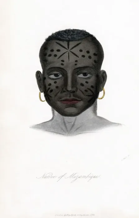 Framed Print : Native of Mozambique, c1850. Artist: James Prichard Framed Print : Native of Mozambique, c1850. Artist: James Prichard
