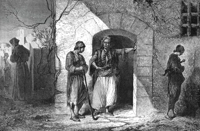 Framed Print : Natives and Costumes in Syria; The Stone Towns of Central Syria, otherwise called the... 1875. Creator: Unknown Framed Print : Natives and Costumes in Syria; The Stone Towns of Central Syria, otherwise called the... 1875. Creator: Unknown