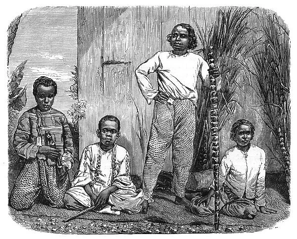 Natives of the island of Reunion, c1890