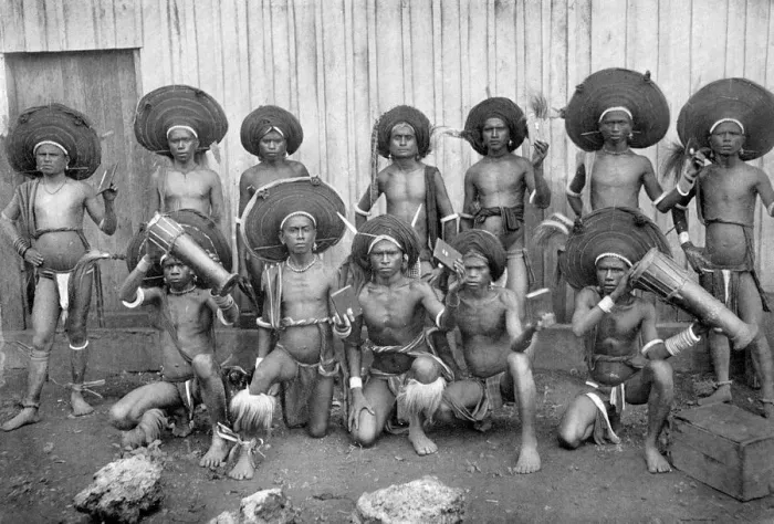 Framed Print : Natives of the Tanimbar Islands, Indonesia. Artist: AE Pratt Framed Print : Natives of the Tanimbar Islands, Indonesia. Artist: AE Pratt