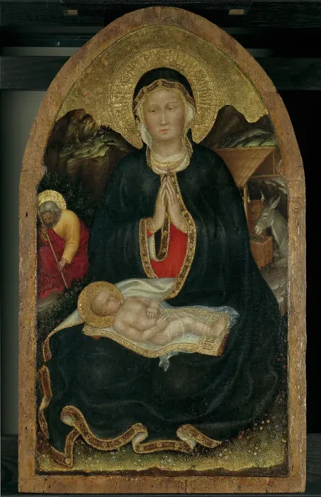 Framed Print : Nativity, about 1420-1422. Creator: Gentile da Fabriano Framed Print : Nativity, about 1420-1422. Creator: Gentile da Fabriano