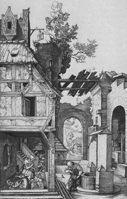 Framed Print : The Nativity, 1504, (1906). Artist: Albrecht Durer Framed Print : The Nativity, 1504, (1906). Artist: Albrecht Durer