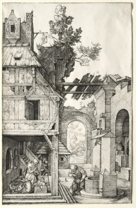 Framed Print : The Nativity, 1504. Creator: Albrecht Dürer (German, 1471-1528)