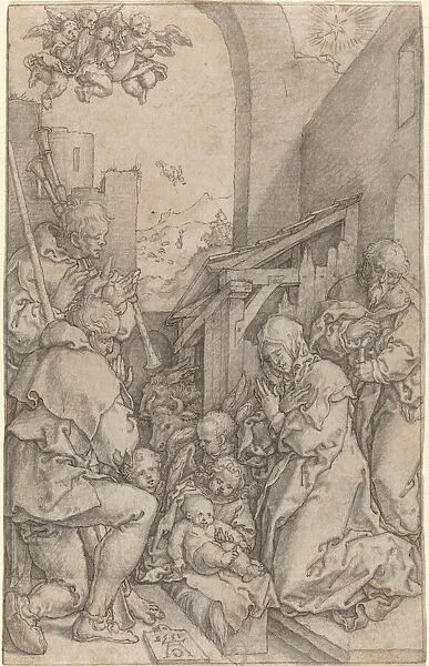 The Nativity, 1552. Creator: Heinrich Aldegrever