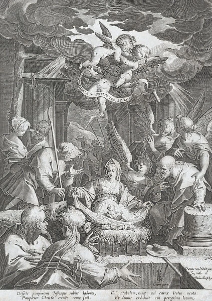 Nativity, 1588. Creator: Aegidius Sadeler II