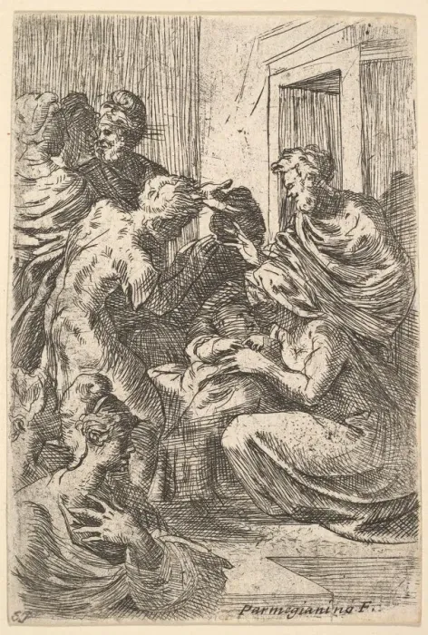 Framed Print : Nativity, 16th century. Creator: Unknown Framed Print : Nativity, 16th century. Creator: Unknown