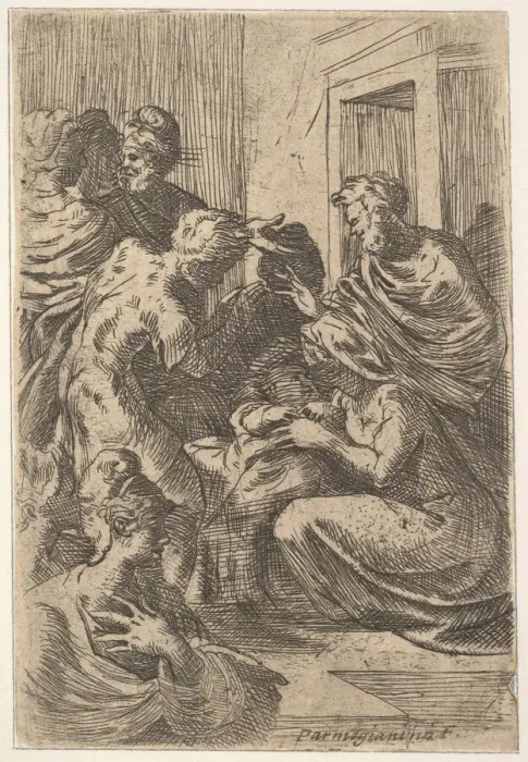 Framed Print : Nativity, 17th century. Creator: Unknown Framed Print : Nativity, 17th century. Creator: Unknown