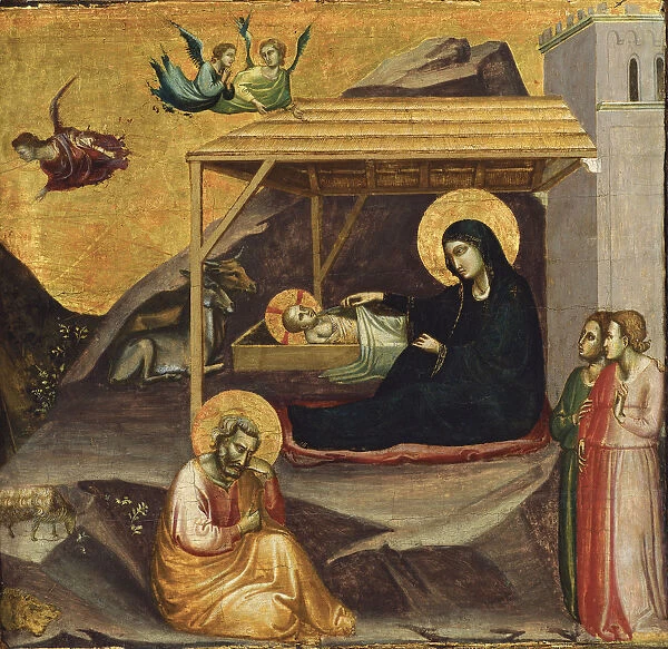 Nativity. Artist: Gaddi, Taddeo (ca 1290-1366)