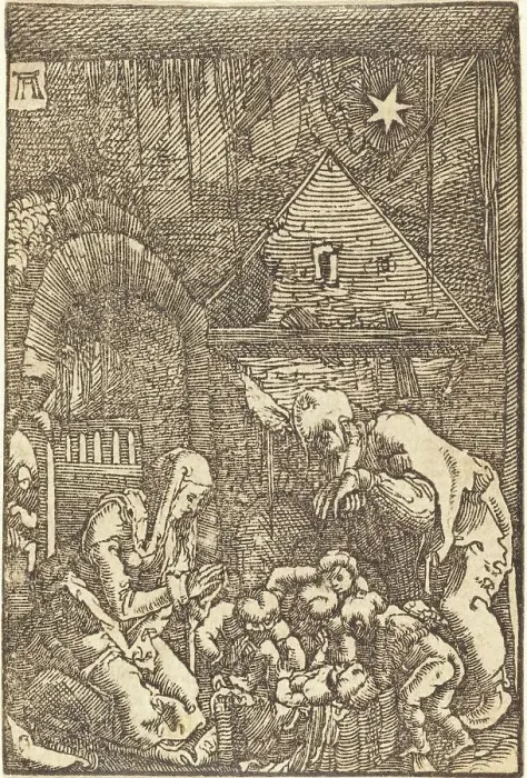 Framed Print : The Nativity, c. 1513. Creator: Albrecht Altdorfer Framed Print : The Nativity, c. 1513. Creator: Albrecht Altdorfer
