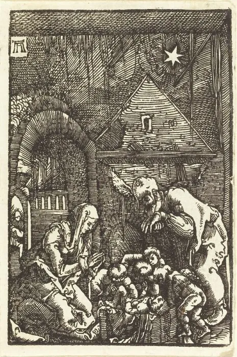 Framed Print : The Nativity, c. 1513. Creator: Albrecht Altdorfer Framed Print : The Nativity, c. 1513. Creator: Albrecht Altdorfer