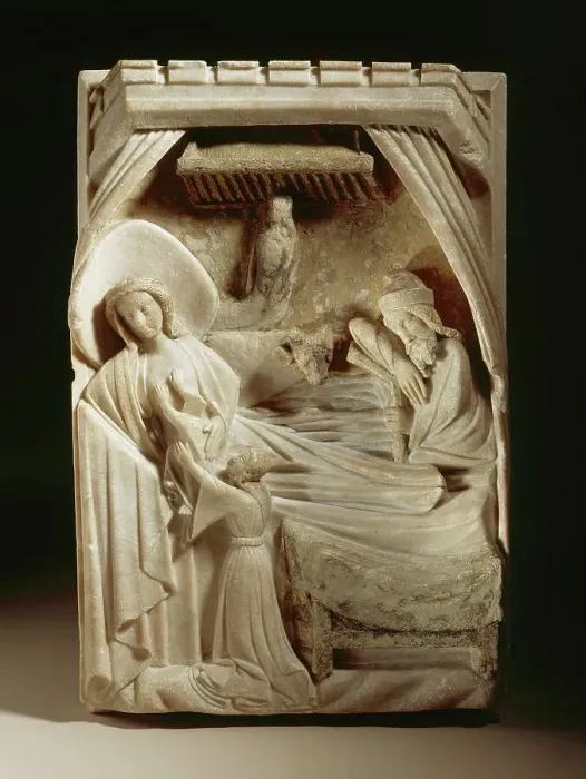 Framed Print : The Nativity, c.1400. Creator: Unknown Framed Print : The Nativity, c.1400. Creator: Unknown