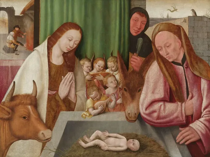 Framed Print : Nativity, c.1550-c.1600. Creator: Jheronimus Bosch (manner of) Framed Print : Nativity, c.1550-c.1600. Creator: Jheronimus Bosch (manner of)