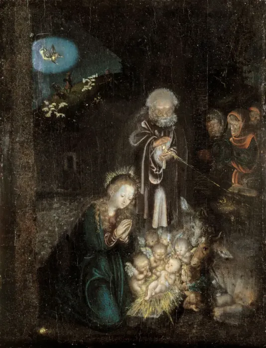 Framed Print : The Nativity of Christ, ca 1515-1520 Framed Print : The Nativity of Christ, ca 1515-1520