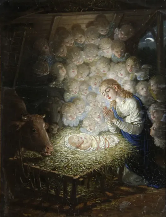 Framed Print : The Nativity of Christ (The Holy Night) Framed Print : The Nativity of Christ (The Holy Night)