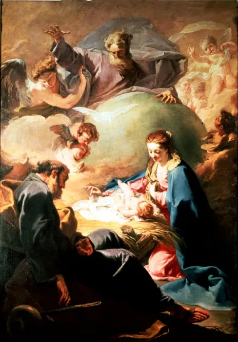 Framed Print : The Nativity by Giovanni Pittoni Framed Print : The Nativity by Giovanni Pittoni