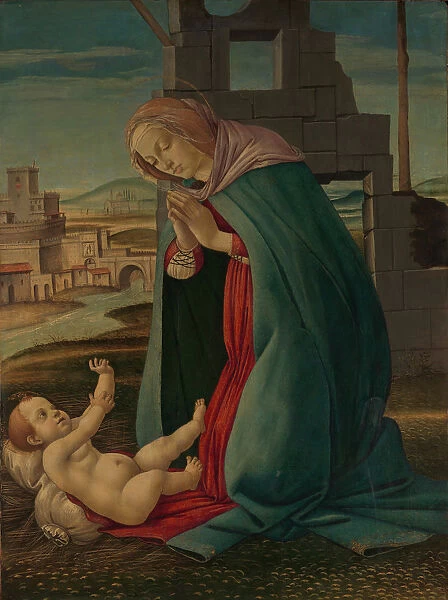 The Nativity, late 15th century. Creator: Workshop of Botticelli (Italian, Florentine