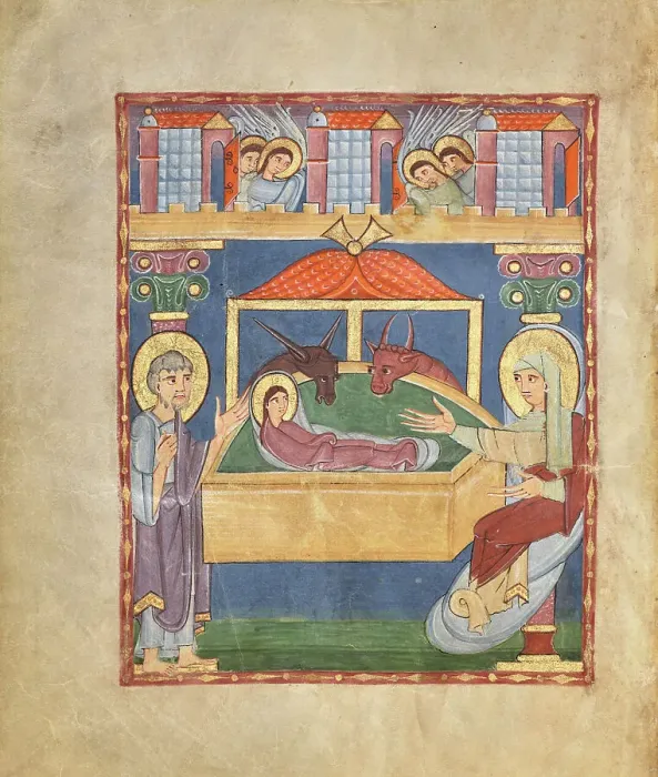 Framed Print : The Nativity, shortly after 1053. Creator: Unknown Framed Print : The Nativity, shortly after 1053. Creator: Unknown