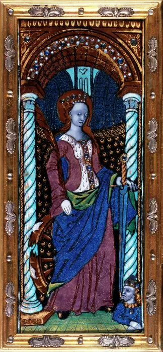 Framed Print : The Nativity with St Catherine, c.1500. Creator: Workshop of the Master of the Triptych of Louis XII Framed Print : The Nativity with St Catherine, c.1500. Creator: Workshop of the Master of the Triptych of Louis XII