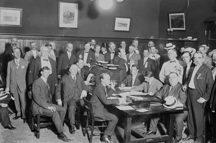 Framed Print : Nat'l Dem. Committee, between c1910 and c1915. Creator: Bain News Service Framed Print : Nat'l Dem. Committee, between c1910 and c1915. Creator: Bain News Service