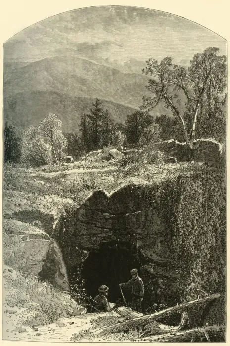 Framed Print : Natural Bridge, North Adams, 1874. Creator: W. H. Morse Framed Print : Natural Bridge, North Adams, 1874. Creator: W. H. Morse