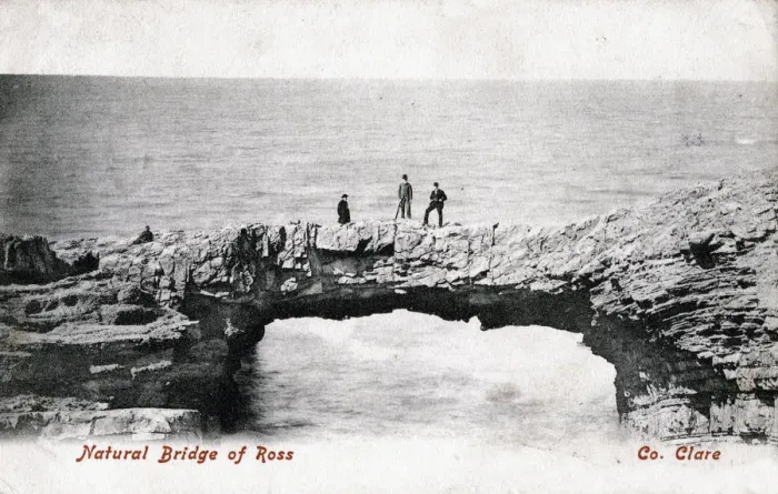 Framed Print : Natural Bridge of Ross, County Clare, Ireland, 1906 Framed Print : Natural Bridge of Ross, County Clare, Ireland, 1906