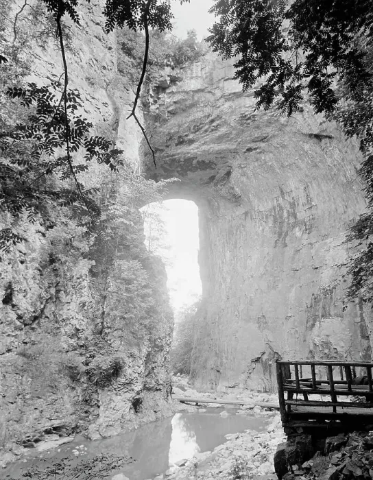 Framed Print : Natural Bridge, Va. c.between 1910 and 1920. Creator: Unknown Framed Print : Natural Bridge, Va. c.between 1910 and 1920. Creator: Unknown
