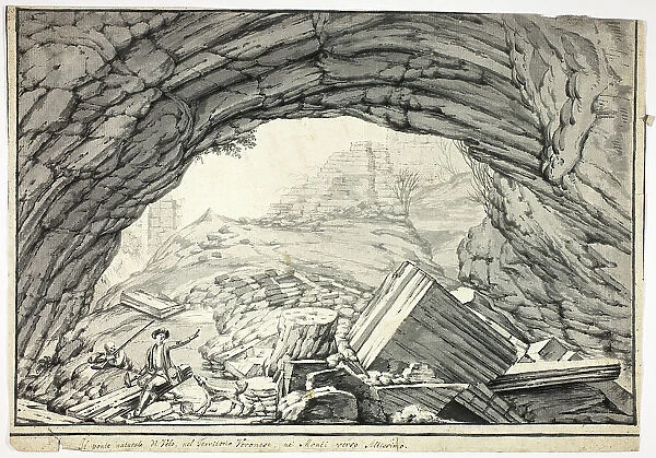 Natural Bridge of Velo, in the Veronese Hills, Near Altissimo, n.d. Creator: Unknown