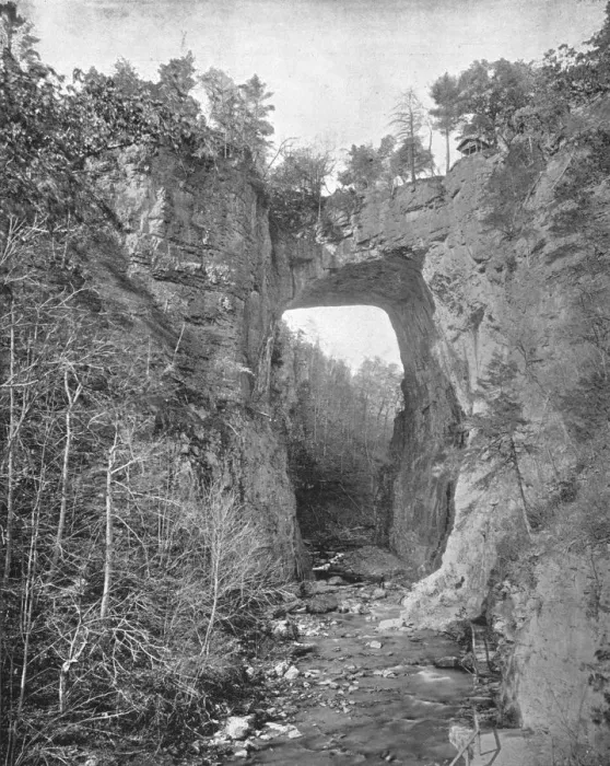 Framed Print : Natural Bridge, Virginia, USA, c1900. Creator: Unknown Framed Print : Natural Bridge, Virginia, USA, c1900. Creator: Unknown
