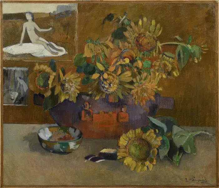 Framed Print : Nature morte a l Esperance, 1901. Creator: Gauguin, Paul Eugene Henri (1848-1903) Framed Print : Nature morte a l Esperance, 1901. Creator: Gauguin, Paul Eugene Henri (1848-1903)