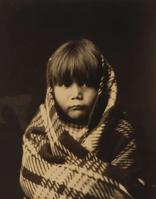 Framed Print : Navaho child, c1904. Creator: Edward Sheriff Curtis Framed Print : Navaho child, c1904. Creator: Edward Sheriff Curtis