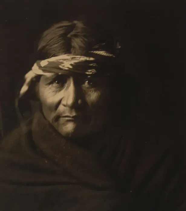 Framed Print : Navaho man, c1904. Creator: Edward Sheriff Curtis Framed Print : Navaho man, c1904. Creator: Edward Sheriff Curtis