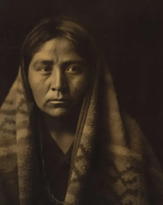 Framed Print : Navaho matron, c1904. Creator: Edward Sheriff Curtis Framed Print : Navaho matron, c1904. Creator: Edward Sheriff Curtis