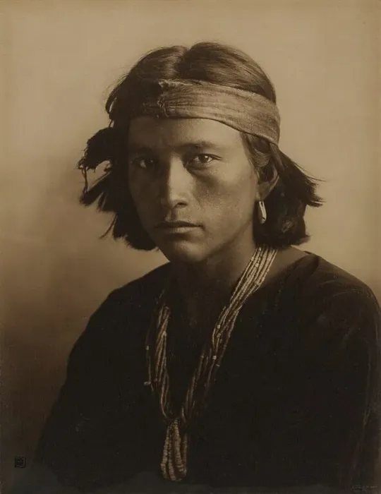 : A Navajo Boy, 1907. Creator: Carl E Moon : A Navajo Boy, 1907. Creator: Carl E Moon