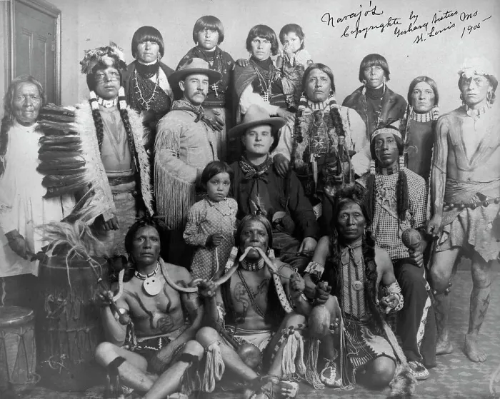 Framed Print : Navajos, 1904, c1905. Creator: Edward Sheriff Curtis Framed Print : Navajos, 1904, c1905. Creator: Edward Sheriff Curtis