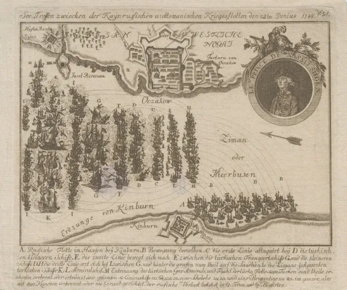 Framed Print : Naval battle between the Russian and Ottoman fleets on June 22, 1788, 1788 Framed Print : Naval battle between the Russian and Ottoman fleets on June 22, 1788, 1788
