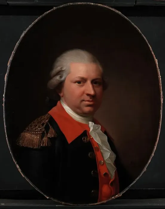 Framed Print : Naval Officer Henrik Gerner, 1785. Creator: Jens Juel Framed Print : Naval Officer Henrik Gerner, 1785. Creator: Jens Juel