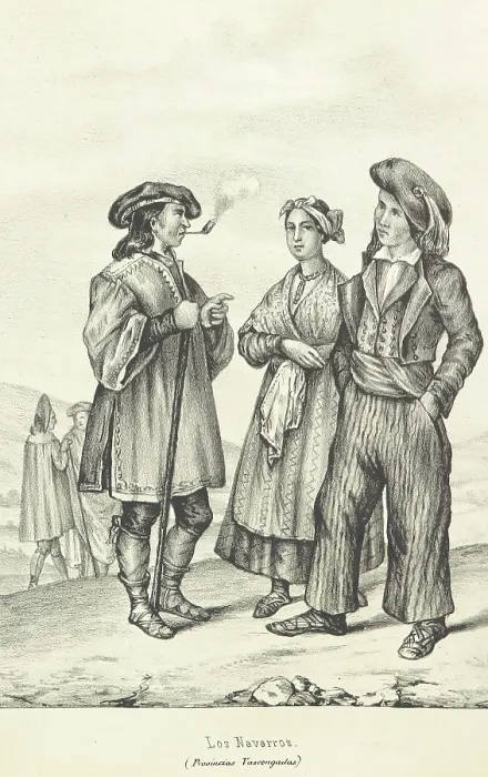 Framed Print : The Navarrese. (Basque Provinces), 1843. Creator: Unknown Framed Print : The Navarrese. (Basque Provinces), 1843. Creator: Unknown