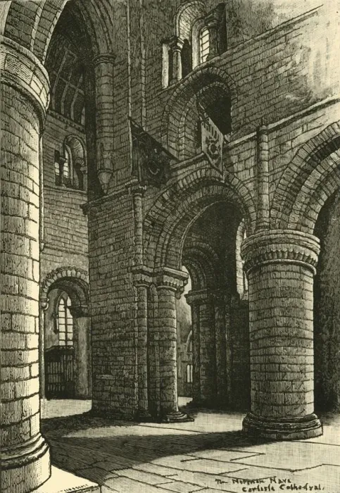 Framed Print : Part of the Nave, Carlisle Cathedral, 1898. Creator: Unknown Framed Print : Part of the Nave, Carlisle Cathedral, 1898. Creator: Unknown