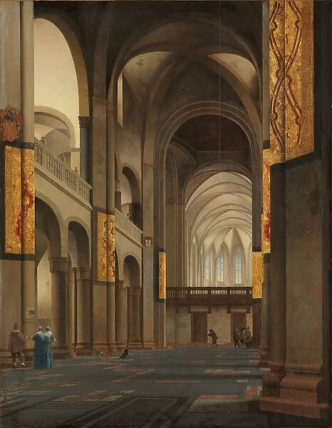 The Nave and Choir of the Mariakerk in Utrecht, 1641. Creator: Pieter Jansz Saenredam
