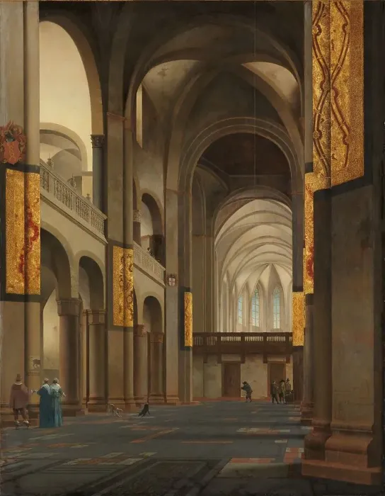 Framed Print : The Nave and Choir of the Mariakerk in Utrecht, 1641. Creator: Pieter Jansz Saenredam Framed Print : The Nave and Choir of the Mariakerk in Utrecht, 1641. Creator: Pieter Jansz Saenredam