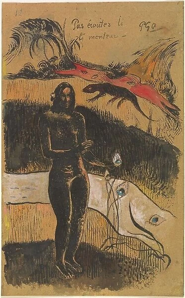 Nave Nave Fenua, probably 1894. Creator: Paul Gauguin